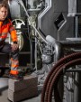 Broeken PROJOB 6530 SIGNALISATIEBROEK MET KNIEZAKKEN EN SPIJKERZAKKEN EN ISO 20471 KLASSE 1 voor bedrukking &amp; borduring