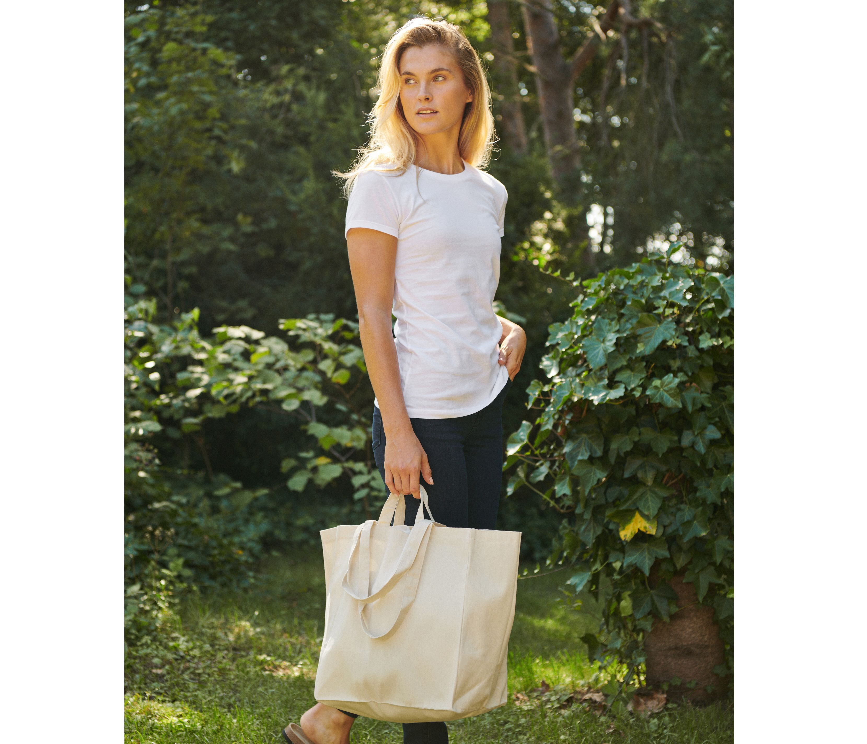 Sacs & Bagagerie personnalisable NEUTRAL TWILL BAG WITH MULTIPLE HANDLES