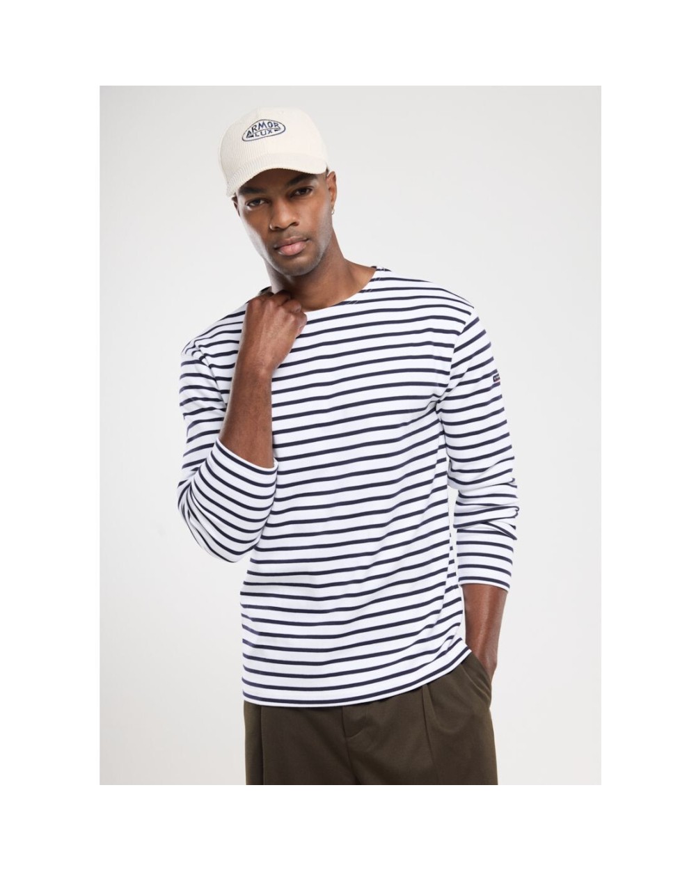 T-Shirts personnalisable ARMOR LUX MARINIÈRE MANCHES LONGUES "LOCTUDY"