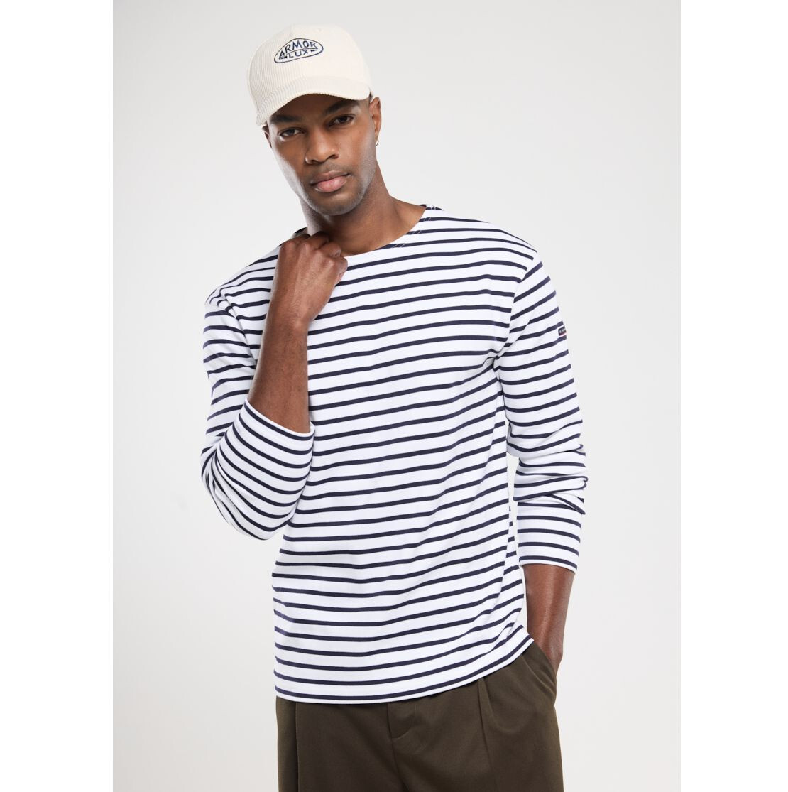 T-Shirts personnalisable ARMOR LUX MARINIÈRE MANCHES LONGUES "LOCTUDY"