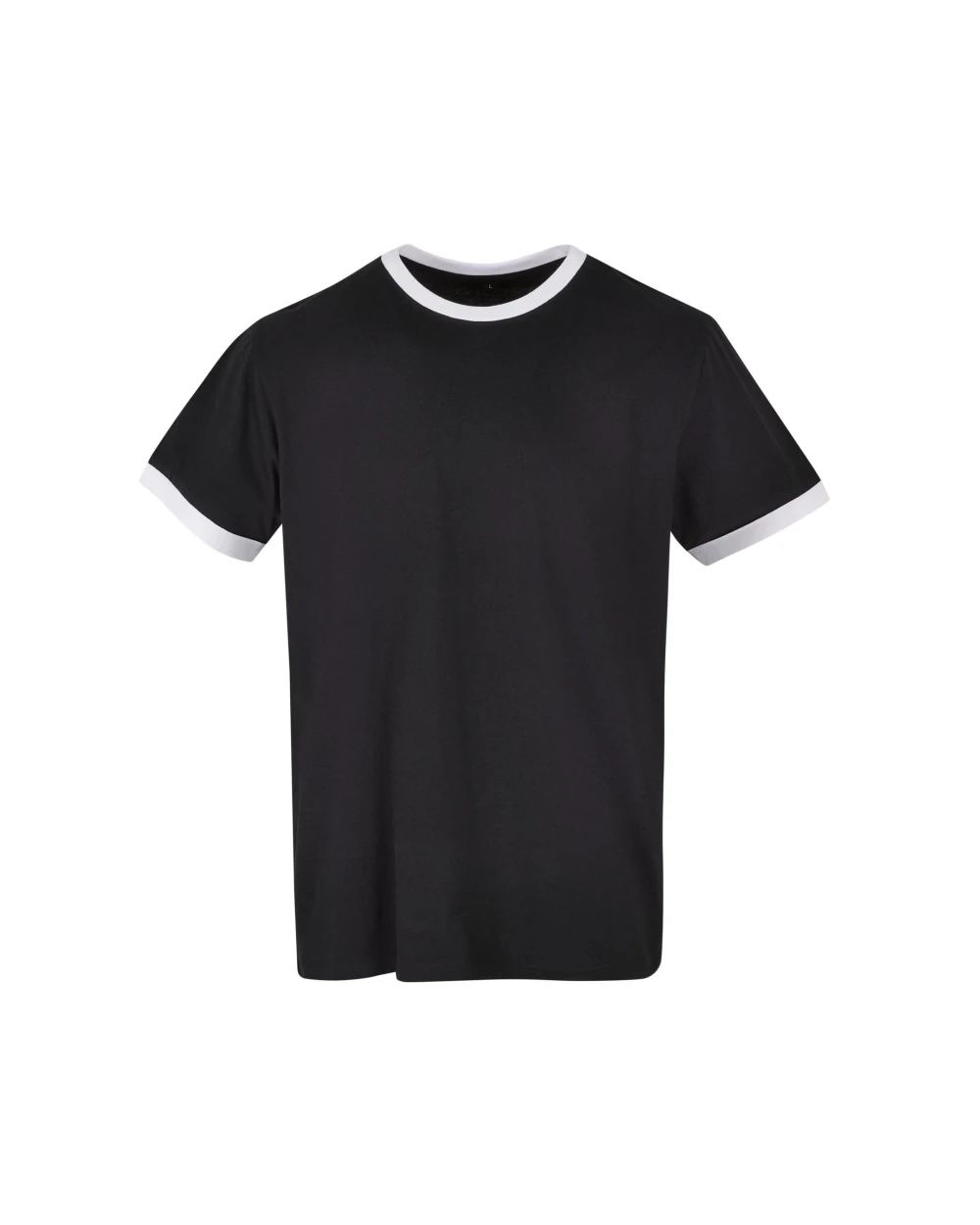 T-shirts BUILD YOUR BRAND RINGER TEE voor bedrukking &amp; borduring