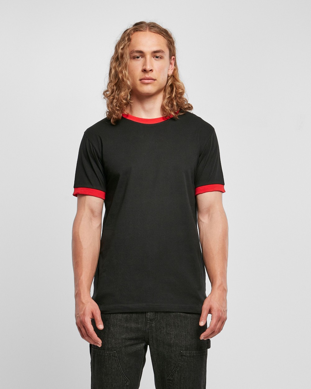 T-Shirts personnalisable BUILD YOUR BRAND RINGER TEE
