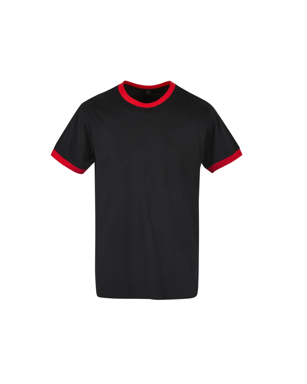 T-shirts BUILD YOUR BRAND RINGER TEE voor bedrukking &amp; borduring