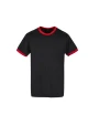 T-Shirts personnalisable BUILD YOUR BRAND RINGER TEE