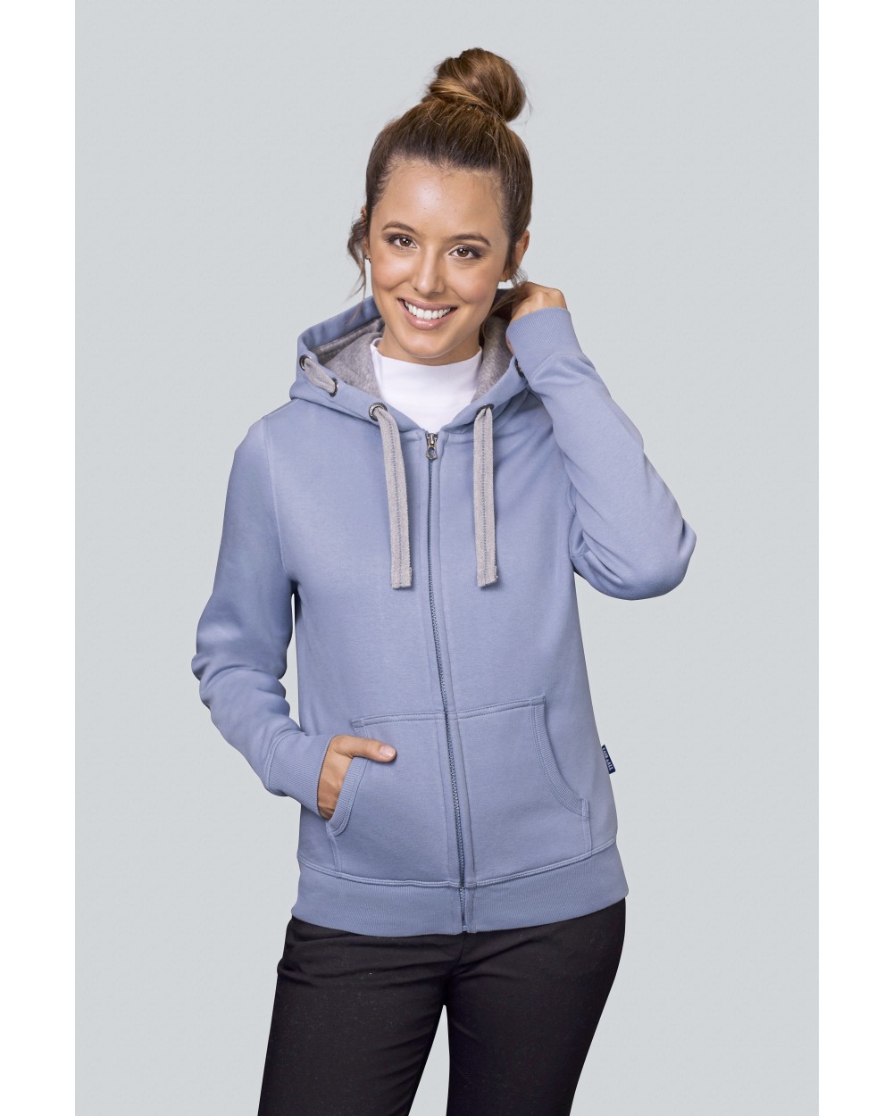 Sweaters & hoodies HRM Women´s Hooded Jacket voor bedrukking &amp; borduring