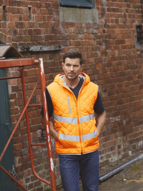 Vestes à personnaliser YOKO Bodywarmer haute visibilité "Kensington" 