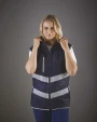 Jassen YOKO Kensington - Hi-Vis bodywarmer met capuchon voor bedrukking &amp; borduring