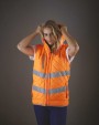 Jassen YOKO Kensington - Hi-Vis bodywarmer met capuchon voor bedrukking &amp; borduring