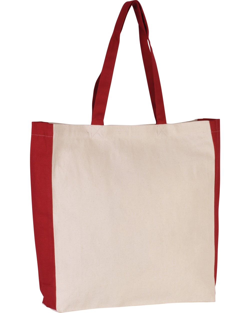 Tote bags KIMOOD Tweekleurige shopper voor bedrukking &amp; borduring