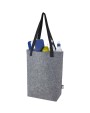 Tote bags personnalisable 4DO Sac shopping Felta avec large fond de 12 L en feutre recyclé certifié GRS