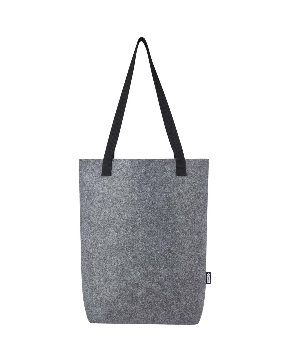 Tote bags 4DO Felta draagtas van GRS gerecycled vilt met brede bodem 12 l voor bedrukking &amp; borduring
