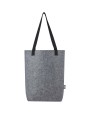 Tote bags 4DO Felta draagtas van GRS gerecycled vilt met brede bodem 12 l voor bedrukking &amp; borduring