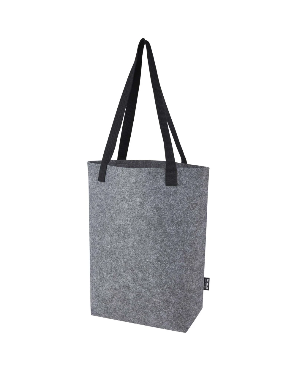Tote bags 4DO Felta draagtas van GRS gerecycled vilt met brede bodem 12 l voor bedrukking &amp; borduring