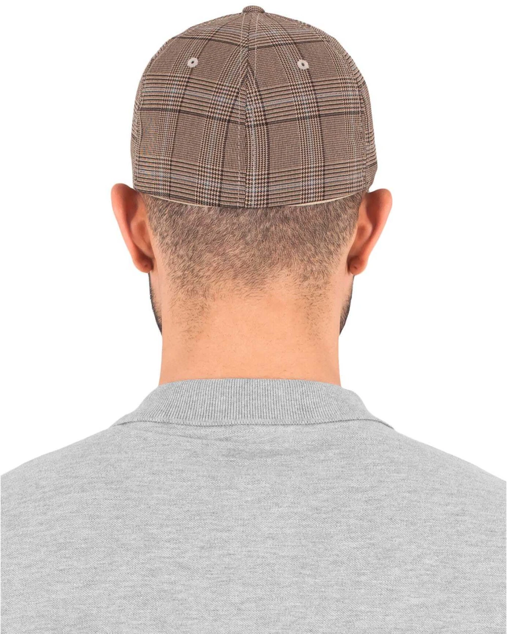 FLEXFIT Kappe mit Prince of Wales-Muster Kappen personalisierbar