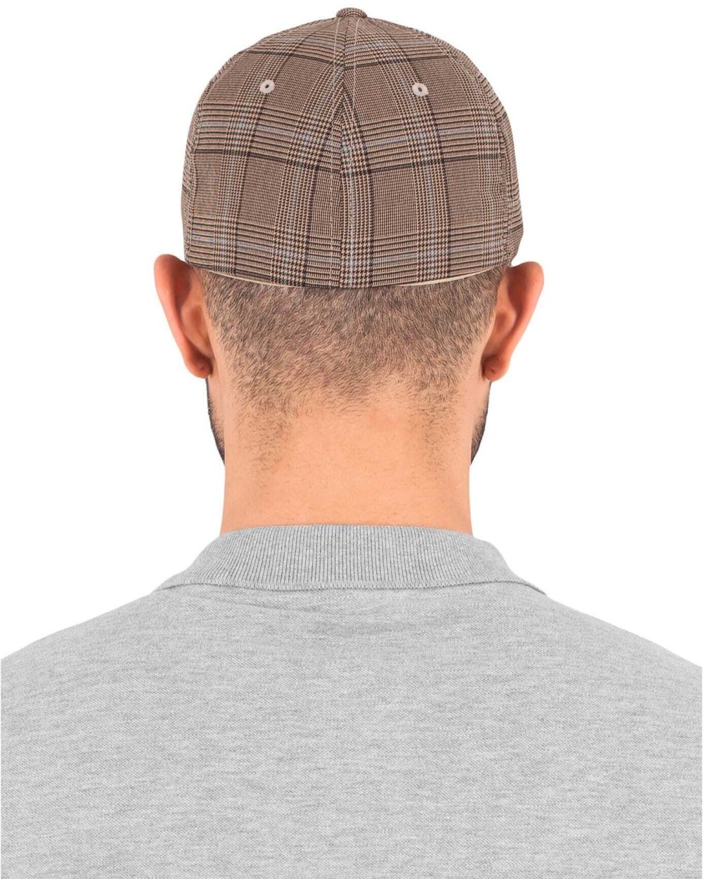 Casquettes personnalisable FLEXFIT Casquette motif prince de galles
