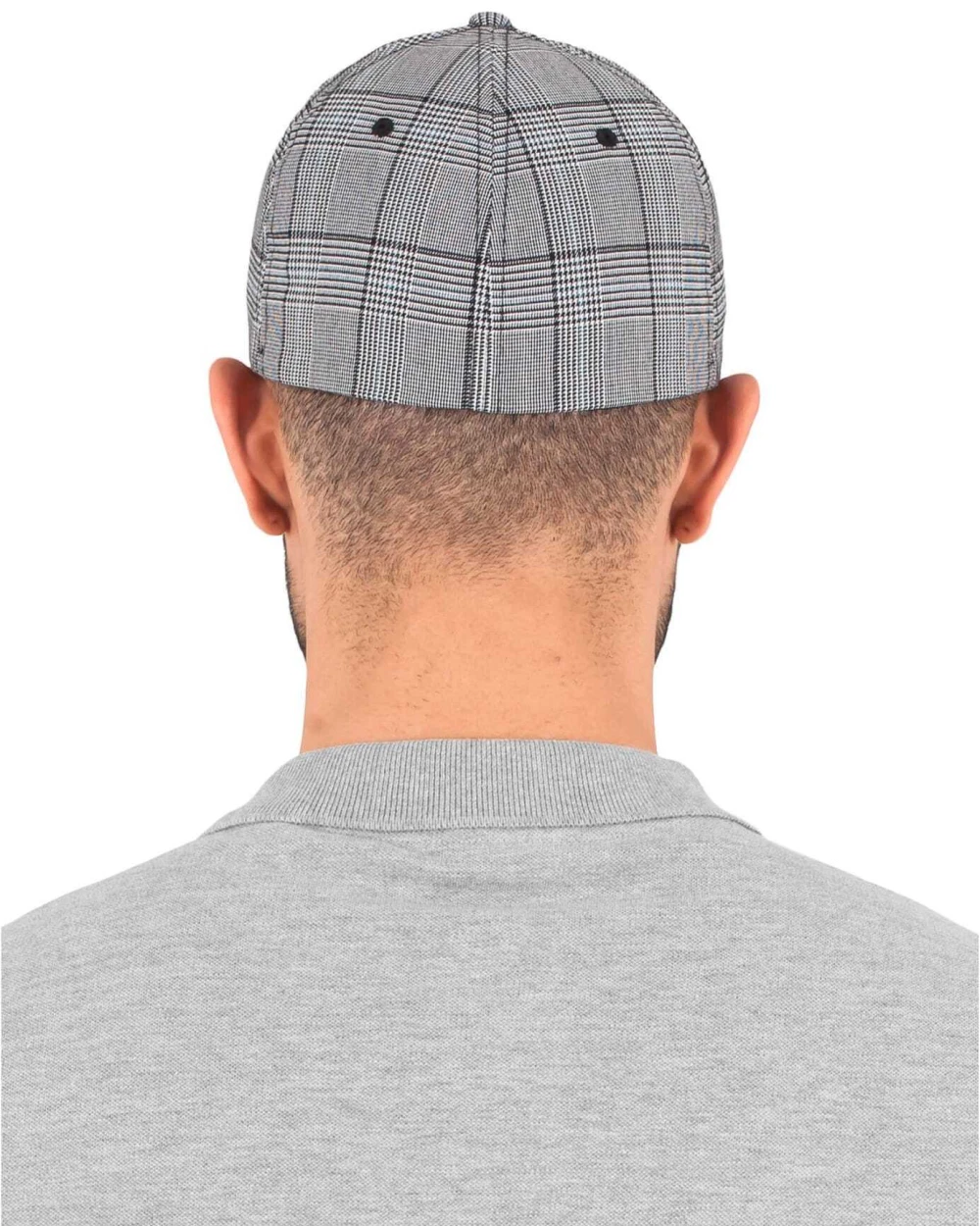 Casquettes personnalisable FLEXFIT Casquette motif prince de galles