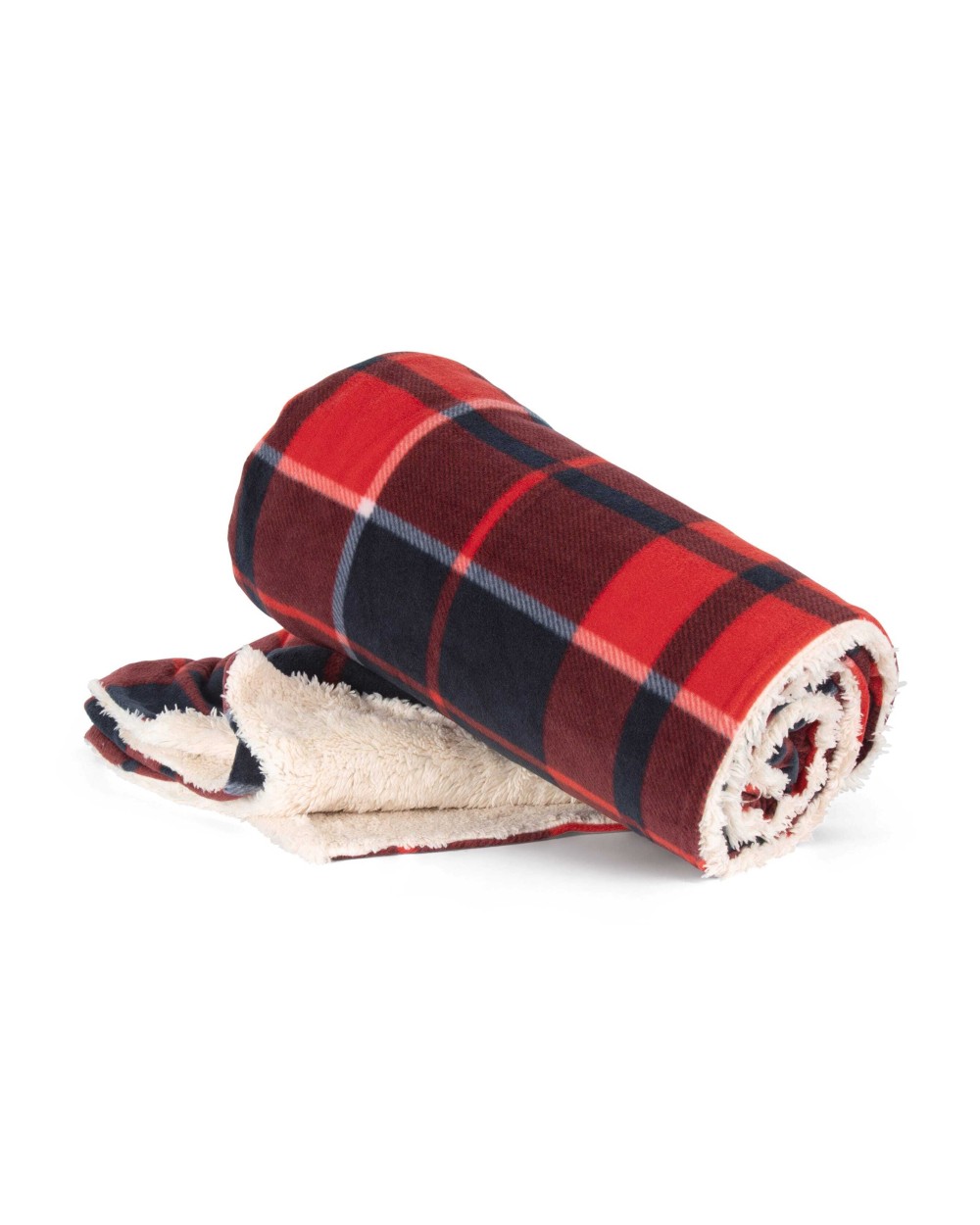 K-UP Sherpa-Decke Plaids personalisierbar
