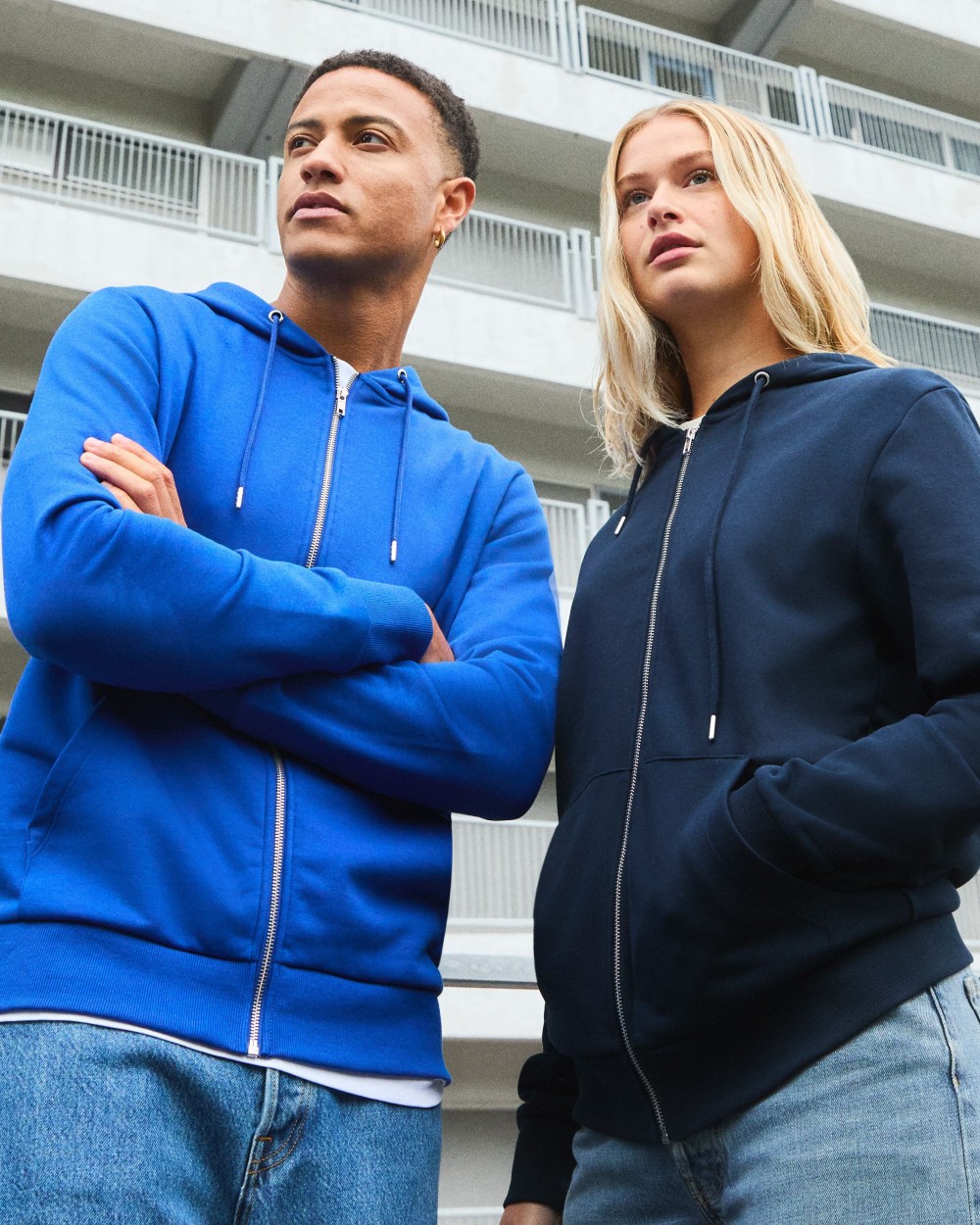 Sweaters & hoodies PRODUKT - JACK & JONES DAY ZIP HOOD voor bedrukking &amp; borduring