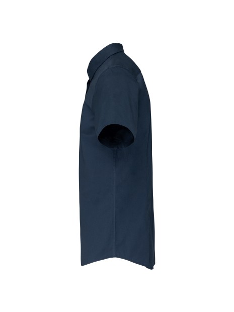 KARIBAN Chemise coton / élasthanne manches courtes /api/colors/b68891a9-1d28-4f7a-8deb-775c45027afd personnalisable