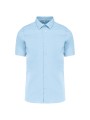 KARIBAN Chemise coton / élasthanne manches courtes /api/colors/4c8673c9-9f30-4885-8015-c784ca13e566 personnalisable