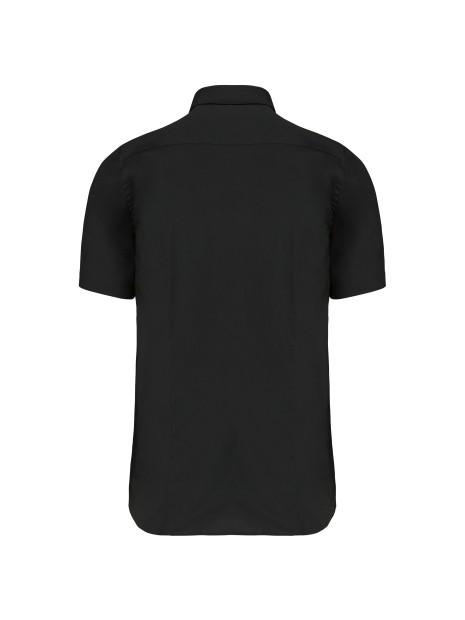 KARIBAN Chemise coton / élasthanne manches courtes /api/colors/b9fdad4a-5e94-45cb-8c03-c08b349b28c3 personnalisable