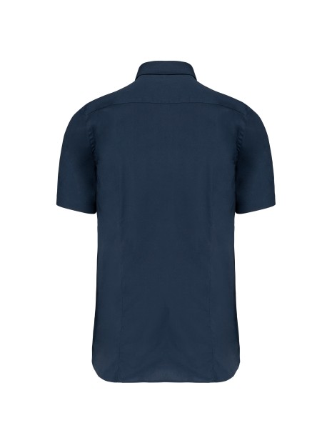KARIBAN Chemise coton / élasthanne manches courtes /api/colors/b68891a9-1d28-4f7a-8deb-775c45027afd personnalisable