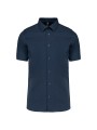 KARIBAN Chemise coton / élasthanne manches courtes /api/colors/b68891a9-1d28-4f7a-8deb-775c45027afd personnalisable