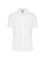 KARIBAN Chemise coton / élasthanne manches courtes /api/colors/7a92cd2d-10d2-40b4-928b-296bb7487506 personnalisable