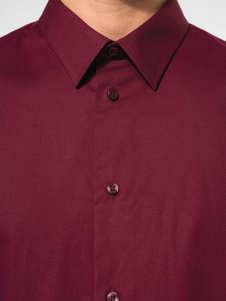 Chemises à personnaliser KARIBAN Chemise coton / élasthanne manches courtes 
