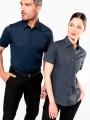 Chemises à personnaliser KARIBAN Chemise coton / élasthanne manches courtes 