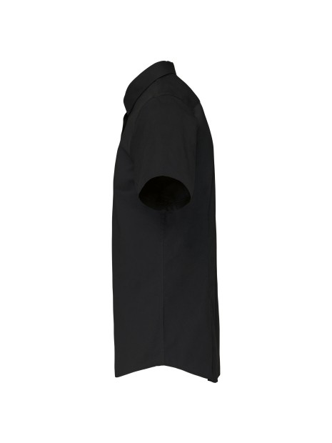 KARIBAN Chemise coton / élasthanne manches courtes /api/colors/b9fdad4a-5e94-45cb-8c03-c08b349b28c3 personnalisable