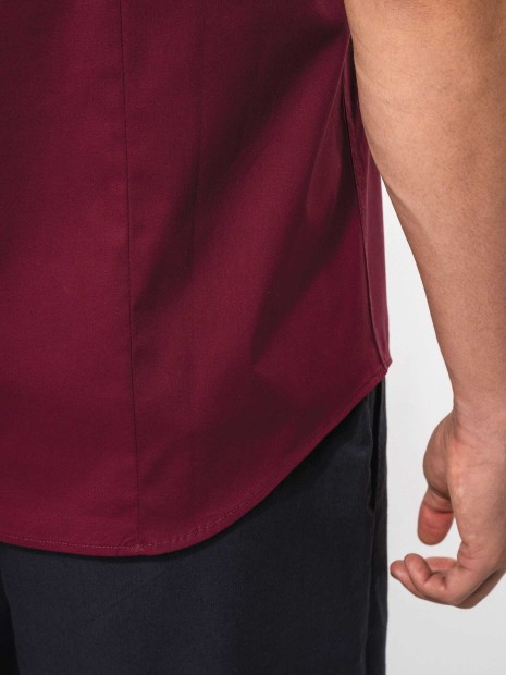 Chemises à personnaliser KARIBAN Chemise coton / élasthanne manches courtes 