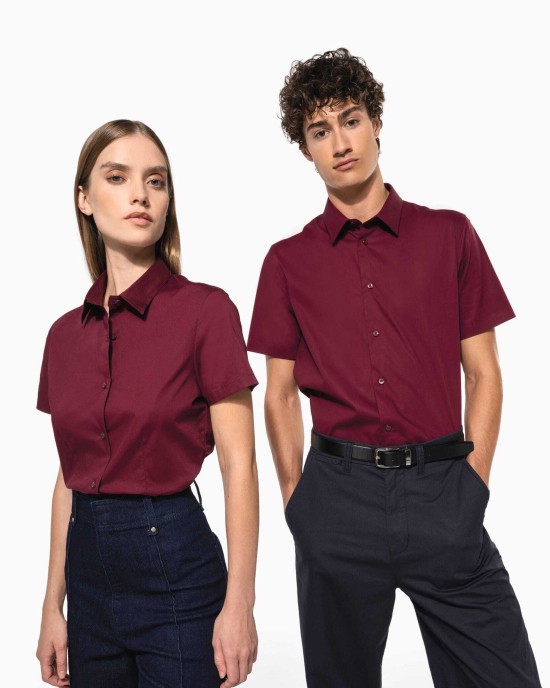 Chemises personnalisable Kariban Chemise coton / élasthanne manches courtes