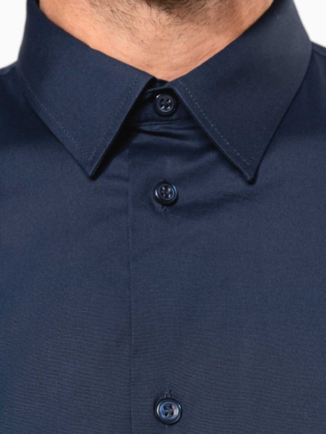 Chemises à personnaliser KARIBAN Chemise coton / élasthanne manches courtes 