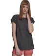 T-Shirts personnalisable BUILD YOUR BRAND LADIES SPRAY DYE  EXTENDED SHOULDER TEE