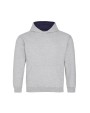 Sweaters & hoodies AWDIS KIDS VARSITY HOODIE voor bedrukking &amp; borduring