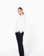 Hemden KARIBAN Damesblouse met "Mao" kraag lange mouwen voor bedrukking &amp; borduring