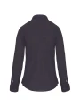 KARIBAN Chemise col mao manches longues femme /api/colors/a74dfbdb-7821-4e15-a7e5-fe07498d41c7 personnalisable