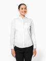 Chemises à personnaliser KARIBAN Chemise col mao manches longues femme 