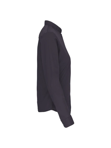 KARIBAN Chemise col mao manches longues femme /api/colors/a74dfbdb-7821-4e15-a7e5-fe07498d41c7 personnalisable