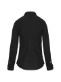 KARIBAN Chemise col mao manches longues femme /api/colors/b9fdad4a-5e94-45cb-8c03-c08b349b28c3 personnalisable