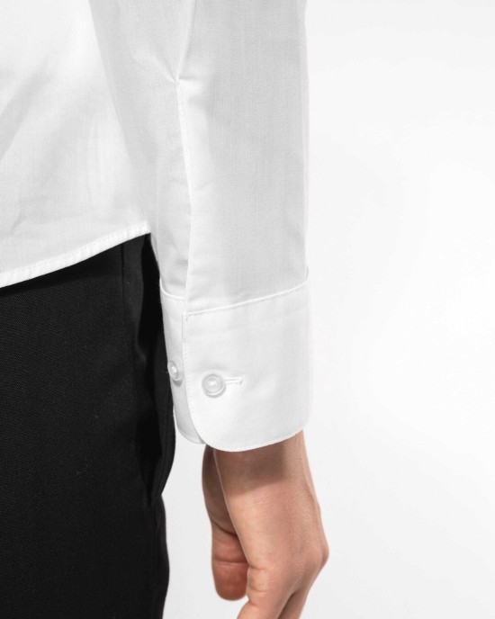 Chemises personnalisable Kariban Chemise col mao manches longues femme