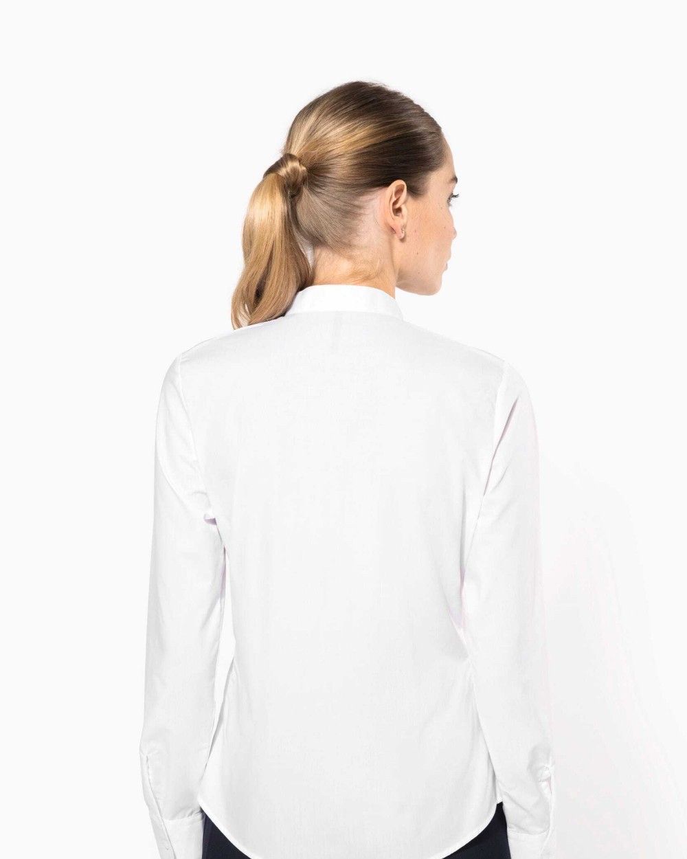 Chemises personnalisable KARIBAN Chemise col mao manches longues femme