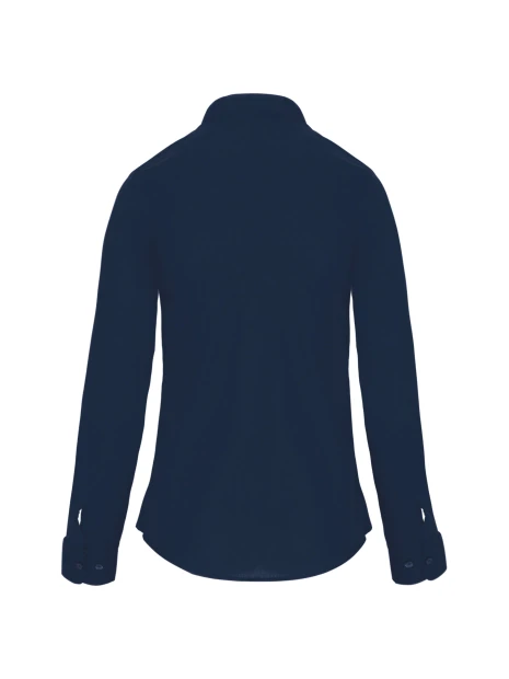KARIBAN Chemise col mao manches longues femme /api/colors/b68891a9-1d28-4f7a-8deb-775c45027afd personnalisable