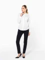 Chemises à personnaliser KARIBAN Chemise col mao manches longues femme 
