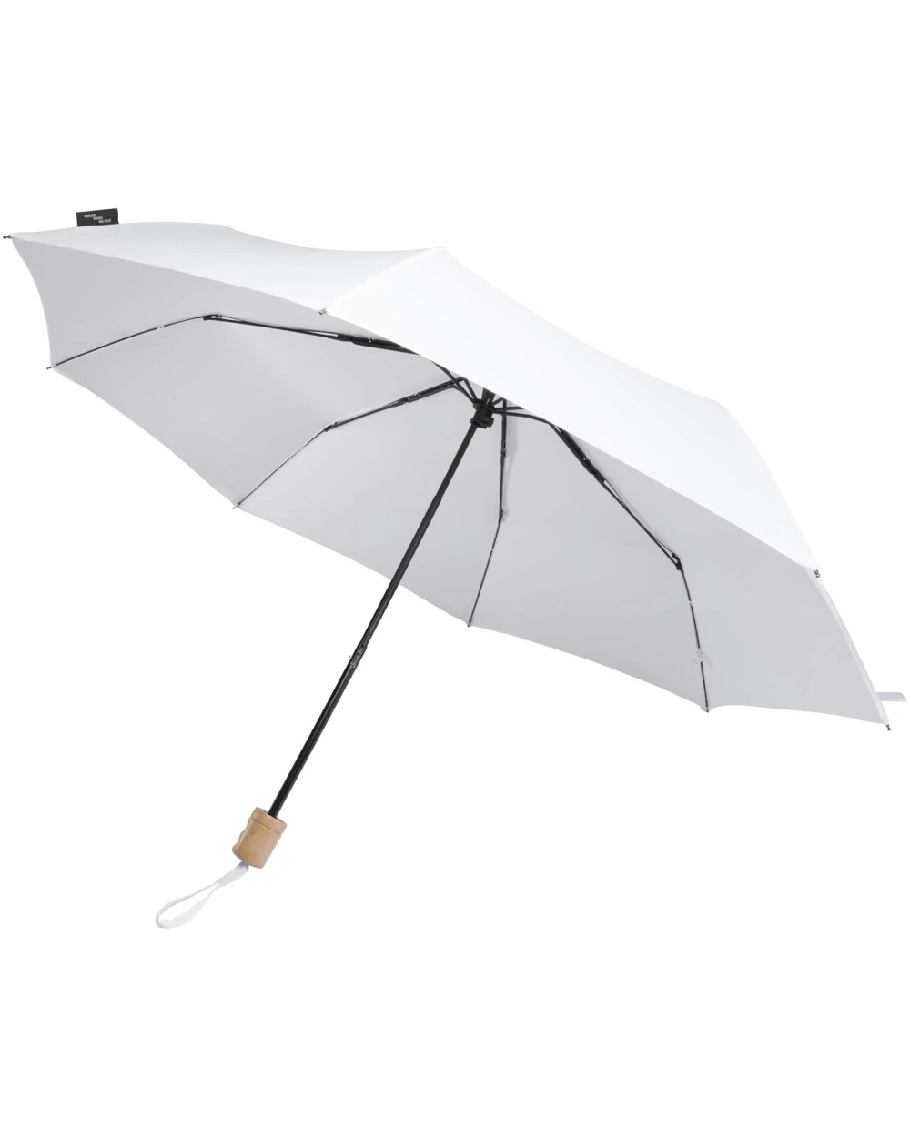 Paraplu's 4DO Dane 21 inch RPET opvouwbare paraplu voor bedrukking &amp; borduring