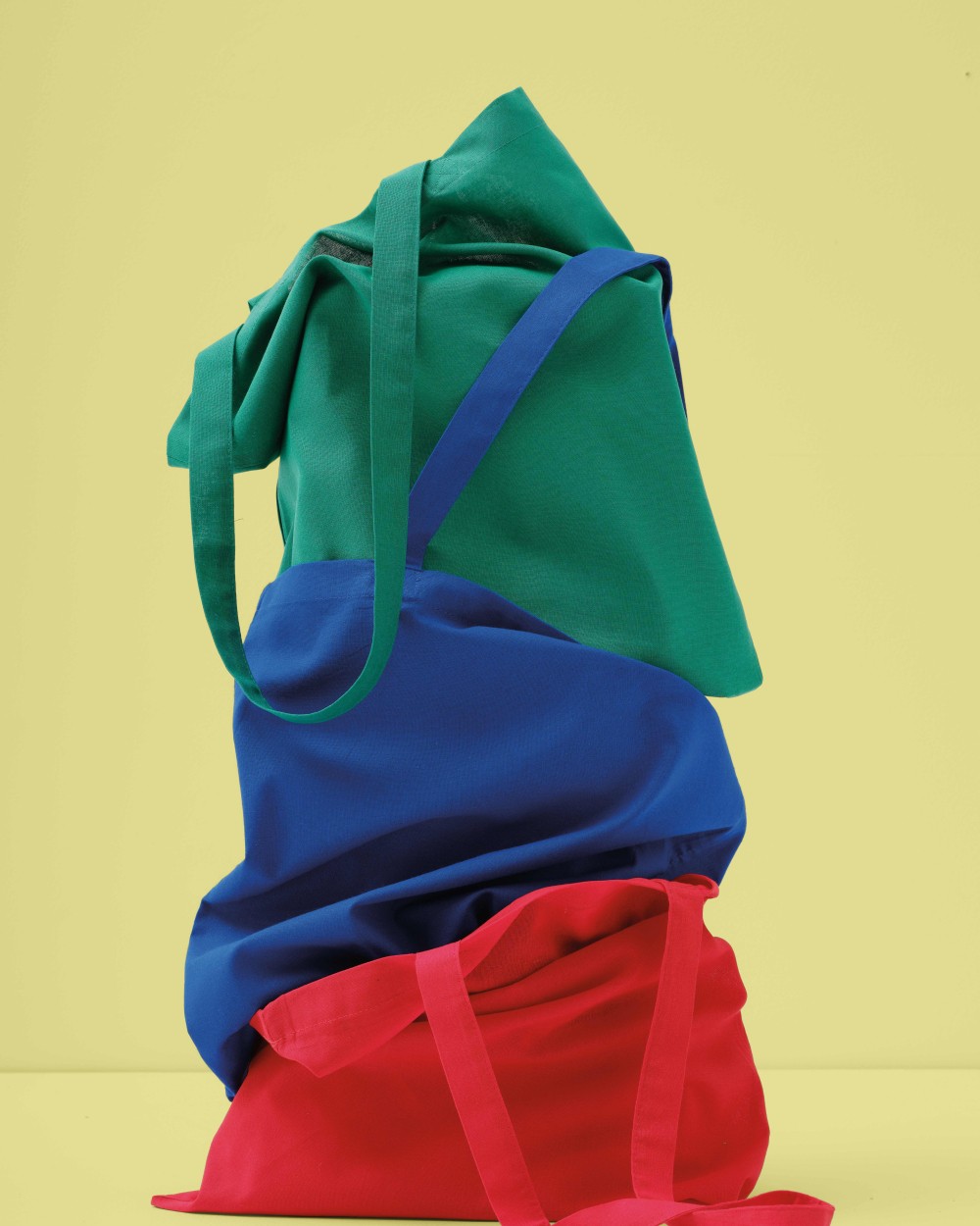 NUTSHELL Recycled cotton shopper long handle Taschen personalisierbar