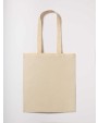 Tassen & Zakken NUTSHELL Recycled cotton shopper long handle voor bedrukking &amp; borduring