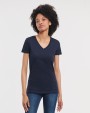 T-Shirts personnalisable RUSSELL LADIES' PURE ORGANIC V-NECK