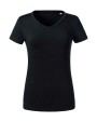 RUSSELL LADIES' PURE ORGANIC V-NECK T-Shirts personalisierbar